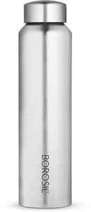 Borosil Aquaslim Single Wall 1 ltr Stainless Steel Bottle