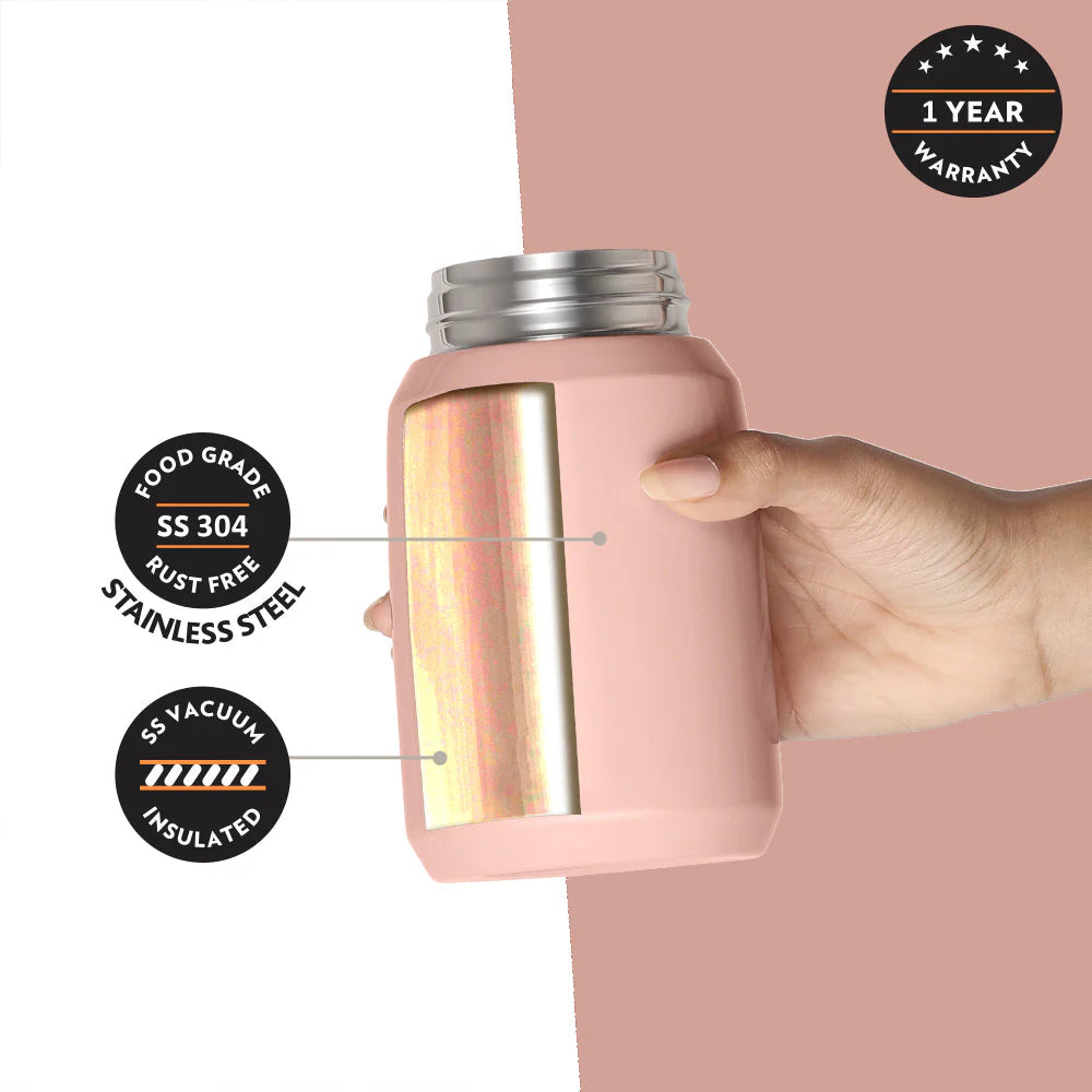 Borosil Hydra Carry Mate 500ml Thermal Vacuum Insulated Container
