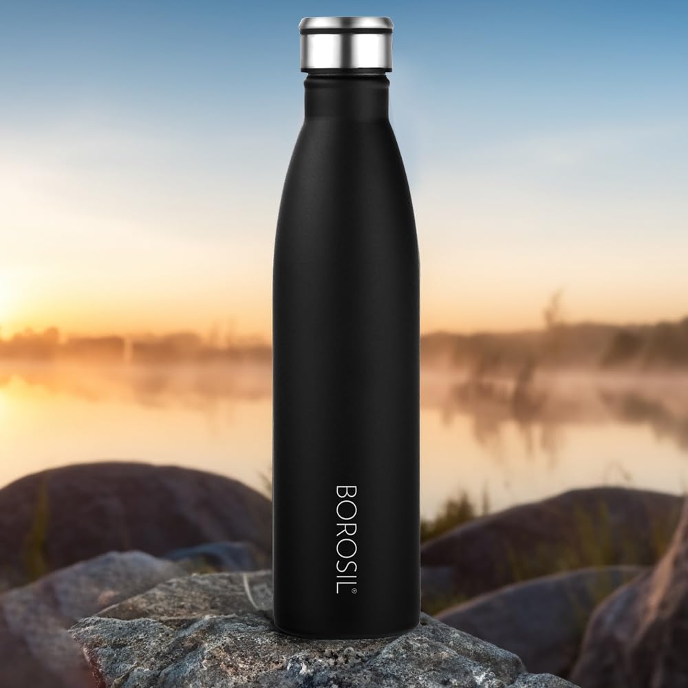 Borosil Hydra Fresh Stainless Steel Bottle 900ml