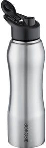Borosil Hydra Grip-N-Sip Stainless Steel Bottle 750ml