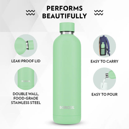 Borosil Hydra Pacific 700ml Vacuum Insulated Thermal Bottle