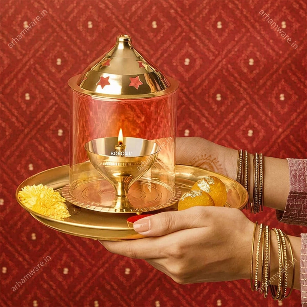 Borosil Akhand Brass Diya
