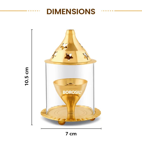 Borosil Akhand Brass Diya