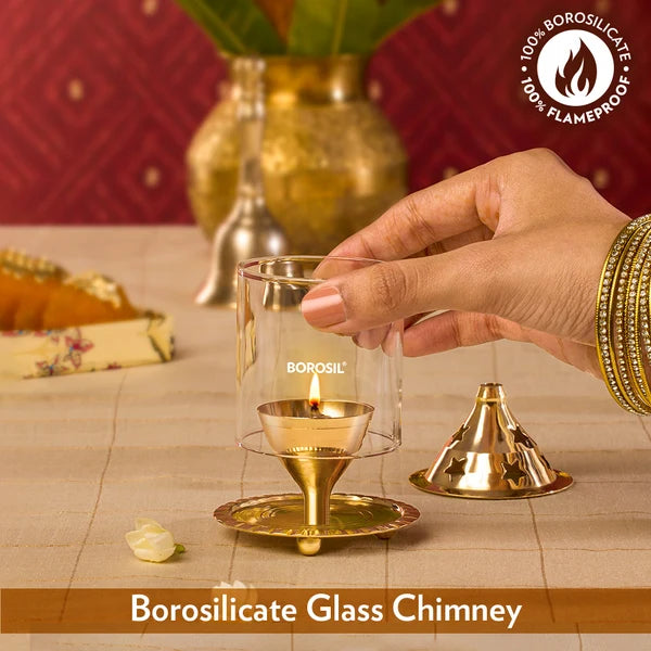 Borosil Akhand Brass Diya