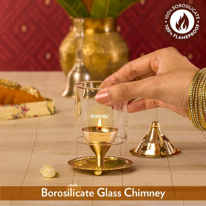 Borosil Akhand Brass Diya