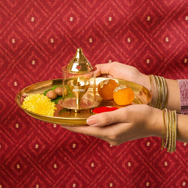 Borosil Akhand Brass Diya