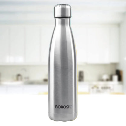 Borosil Bolt Single Wall Stainless Steel Bottle 1.0 ltr