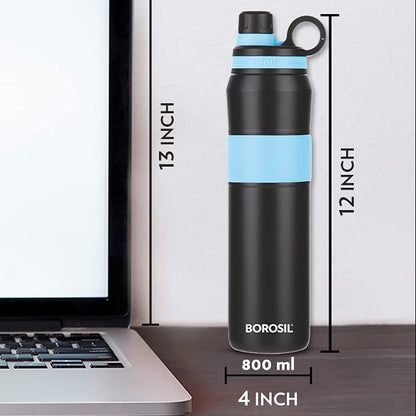 Borosil Burst Arctic 800 Thermal Vacuum Insulated Bottle