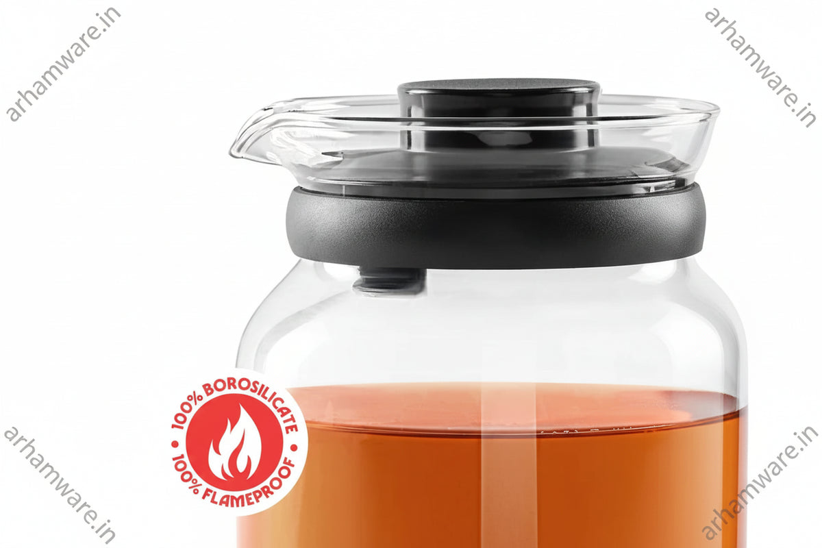 Borosil Carafe In Lid Borosilicate Glass