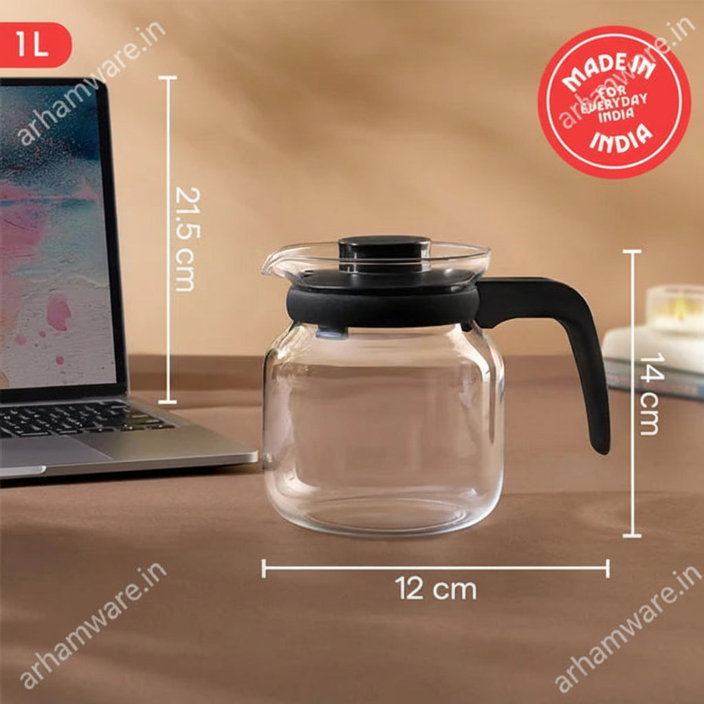 Borosil Carafe In Lid Borosilicate Glass