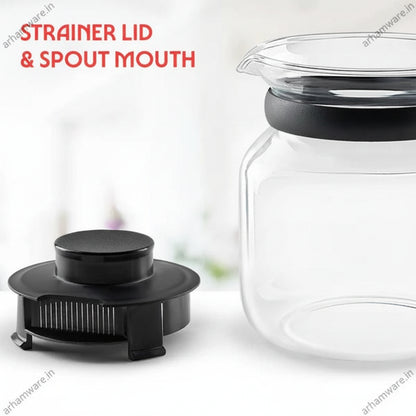 Borosil Carafe In Lid Borosilicate Glass