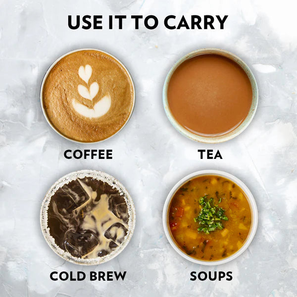 Borosil Easy Go Mug Thermal Vacuum Insulated 410ml