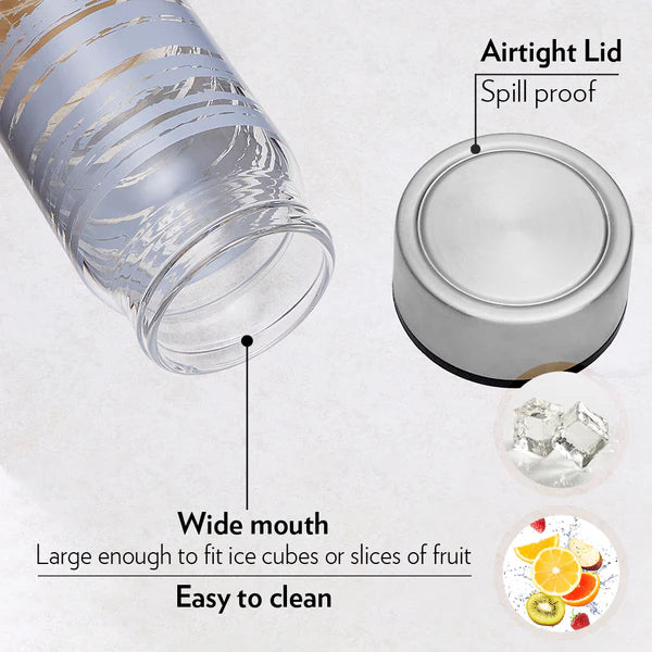 Borosil 550ml Borosilicate Glass Bottle