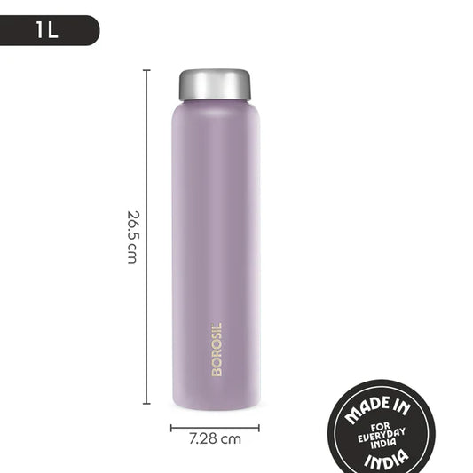 Borosil Hydra Apex 1000ml Stainless Steel Bottle Set Of 3