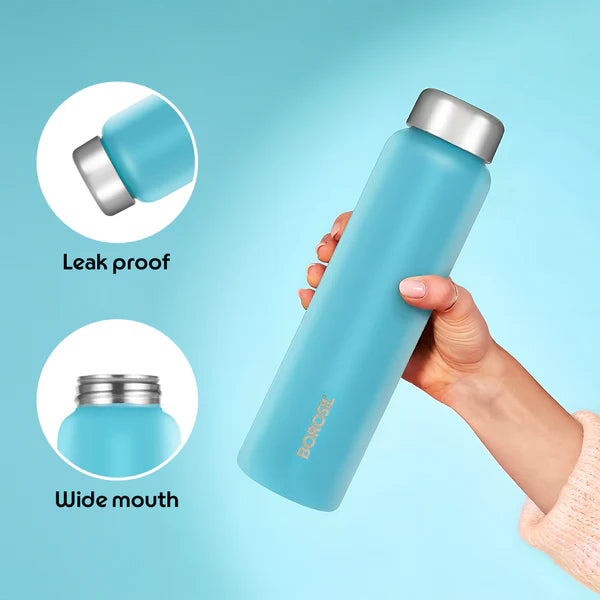 Borosil Hydra Apex 1000ml Stainless Steel Bottle Set Of 3