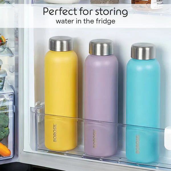 Borosil Hydra Apex 1000ml Stainless Steel Bottle Set Of 3