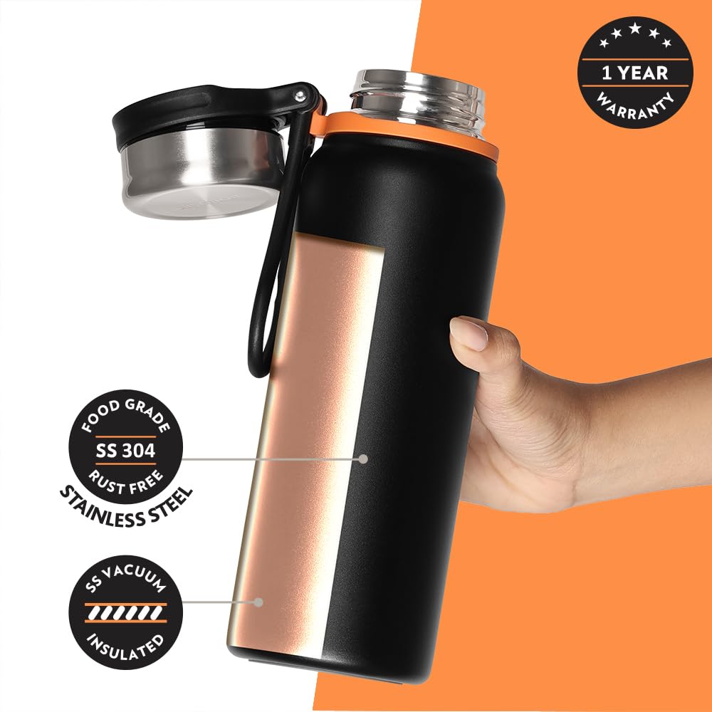 Borosil Hydra Aquafit 830 Vacuum Insulated Thermal Bottle
