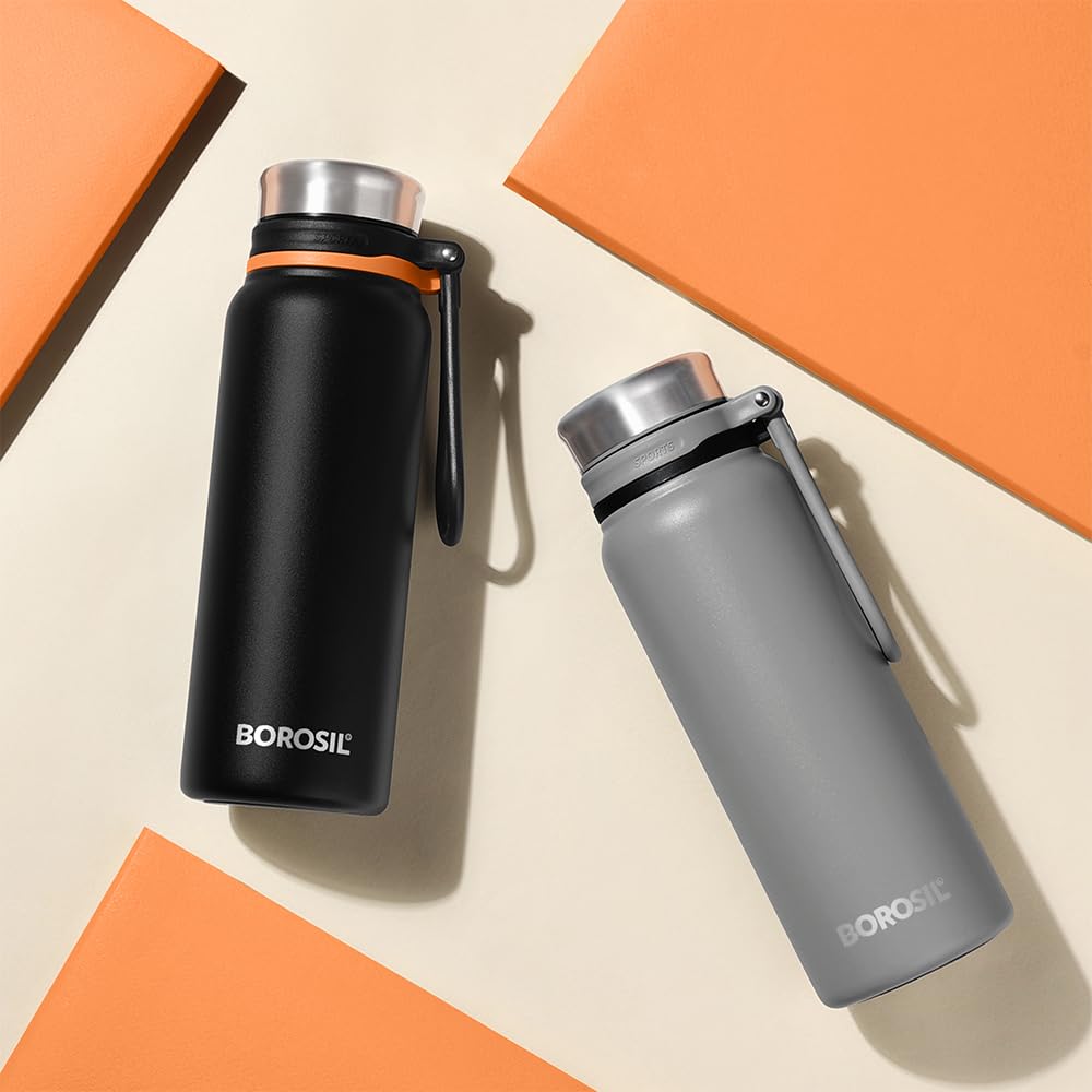 Borosil Hydra Aquafit 830 Vacuum Insulated Thermal Bottle