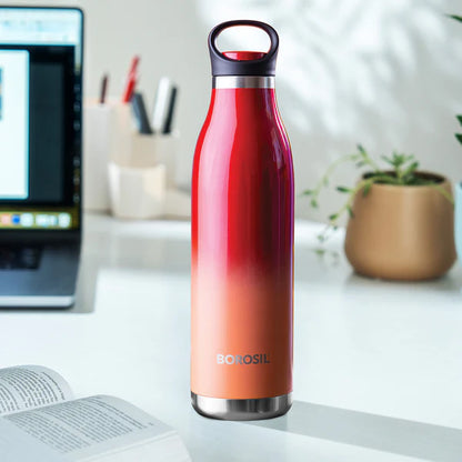 Borosil Hydra Color Crush Thermal Vacuum Insulated Bottle 700ml
