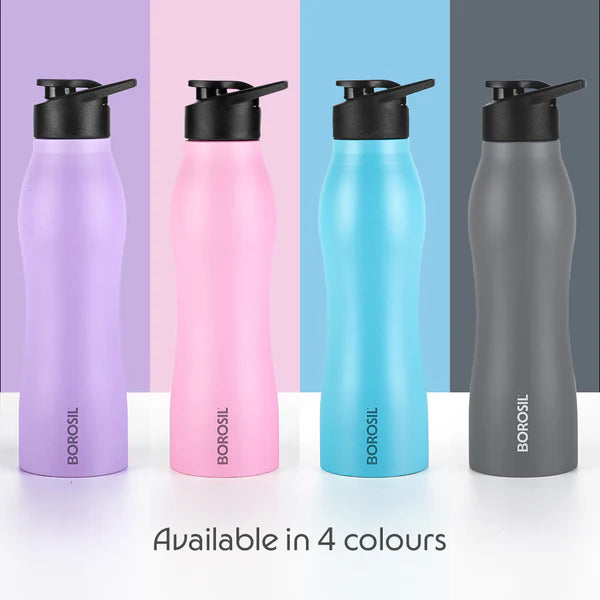 Borosil Hydra Go Grip Stainless Steel Bottle 950ml