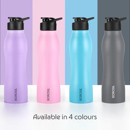 Borosil Hydra Go Grip Stainless Steel Bottle 950ml