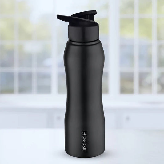Borosil Hydra Grip-N-Sip Stainless Steel Bottle 750ml