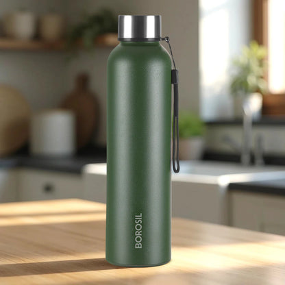 Borosil Hydra Laguna Stainless Steel Bottle 1.0 ltr