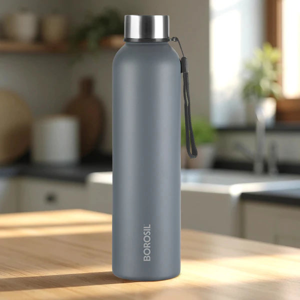 Borosil Hydra Laguna Stainless Steel Bottle 1.0 ltr