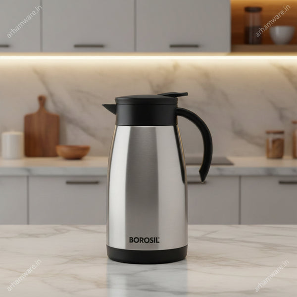 Borosil Hydra Teapot 1000 Thermal Vacuum Insulated Kettle