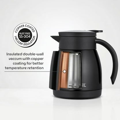 Borosil Hydra Teapot 500 Thermal Vacuum Insulated Kettle
