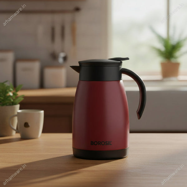 Borosil Hydra Teapot 750 Thermal Vacuum Insulated Kettle