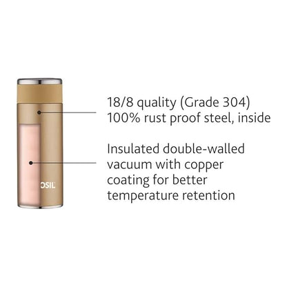 Borosil Hydra TravelSmart Vacuum Insulated Thermal Bottle