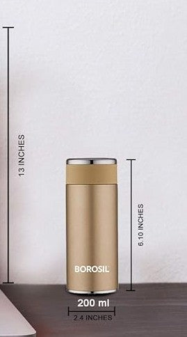 Borosil Hydra TravelSmart Vacuum Insulated Thermal Bottle