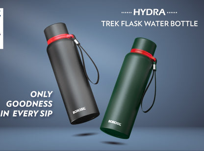 Borosil Hydra Trek 500ml Thermal Vacuum Insulated Bottle