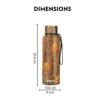 Borosil Hydra Trek 700ml Thermal Vacuum Insulated Bottle