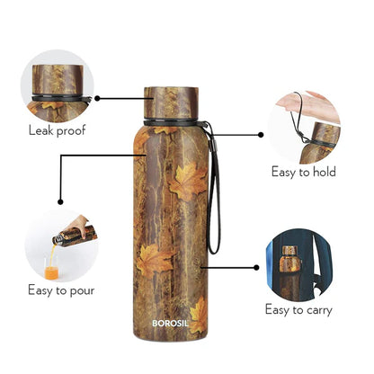 Borosil Hydra Trek 700ml Thermal Vacuum Insulated Bottle