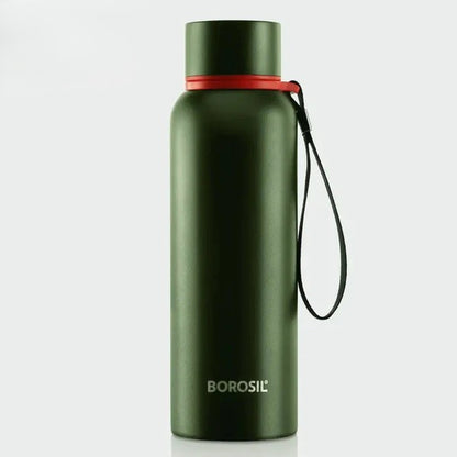Borosil Hydra Trek 850ml Thermal Vacuum Insulated Bottle Indigo