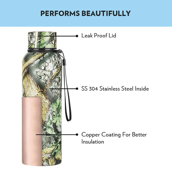 Borosil Hydra Trek Thermal Vacuum Insulated Bottle 700ml