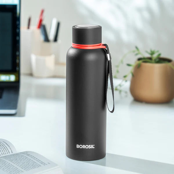 Borosil Hydra Trek Thermal Vacuum Insulated Bottle 700ml