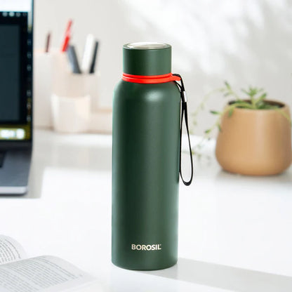 Borosil Hydra Trek Thermal Vacuum Insulated Bottle 700ml