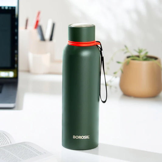 Borosil Hydra Trek Thermal Vacuum Insulated Bottle 700ml