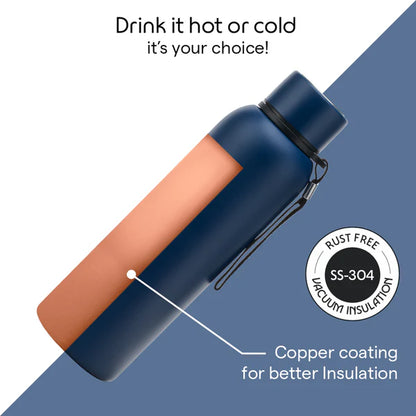 Borosil Hydra Trek Thermal Vacuum Insulated Bottle 700ml