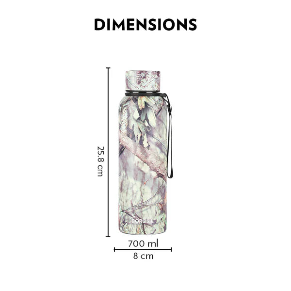 Borosil Hydra Trek Thermal Vacuum Insulated Bottle 700ml