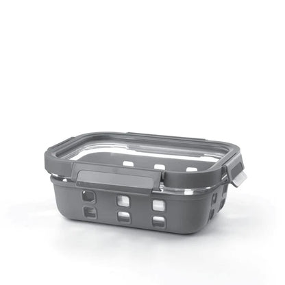 Borosil Klip n Store Plus Rectangular Borosilicate Glass Container & Lid