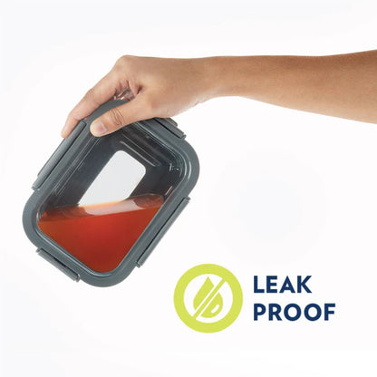 Borosil Klip n Store Plus Rectangular Borosilicate Glass Container & Lid