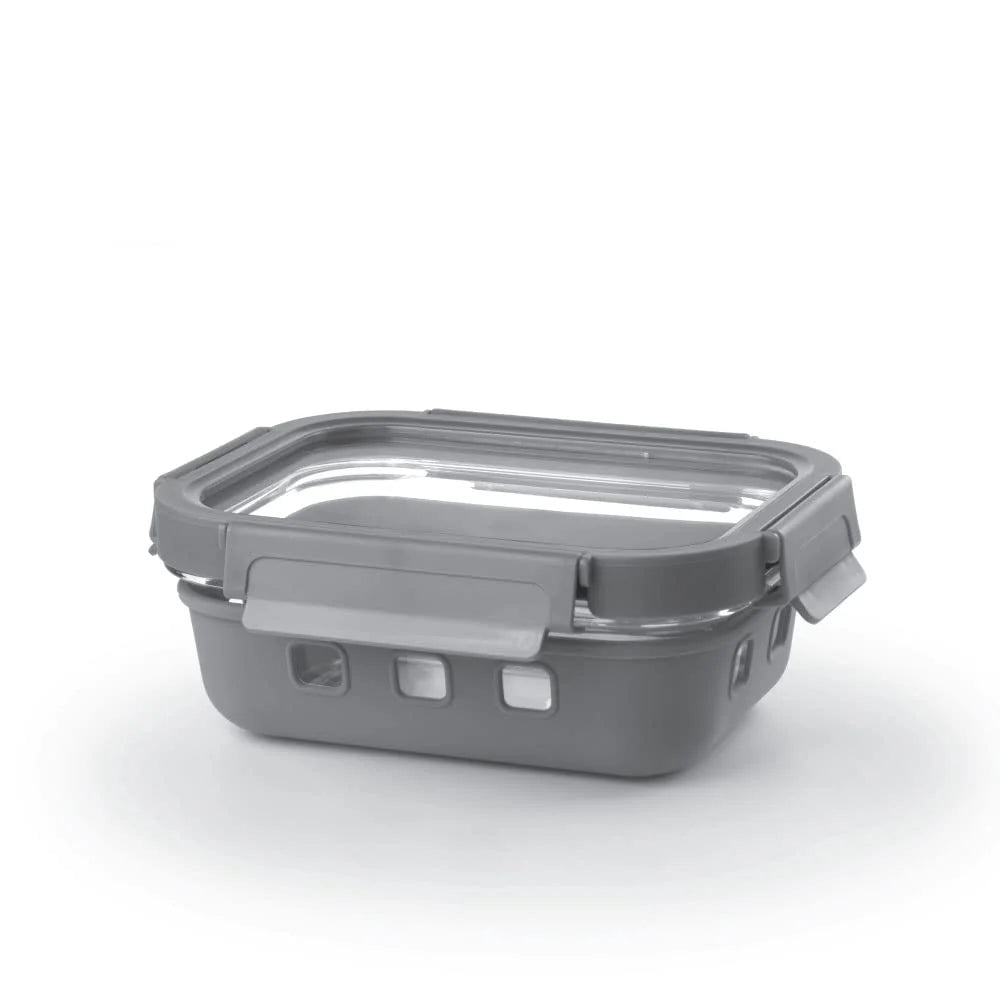 Borosil Klip n Store Plus Rectangular Borosilicate Glass Container & Lid