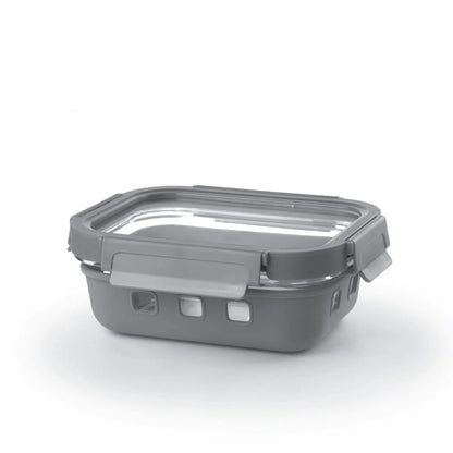 Borosil Klip n Store Plus Rectangular Borosilicate Glass Container & Lid