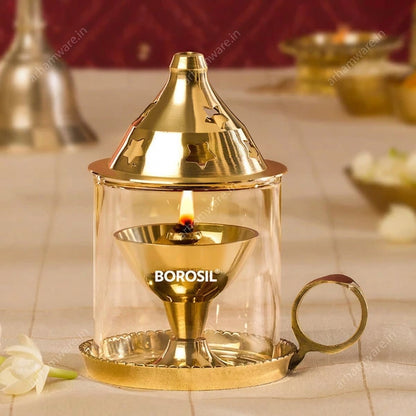 Borosil Mangal Akhand Brass Diya