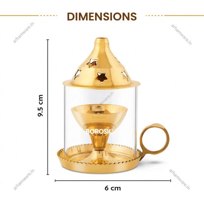 Borosil Mangal Akhand Brass Diya