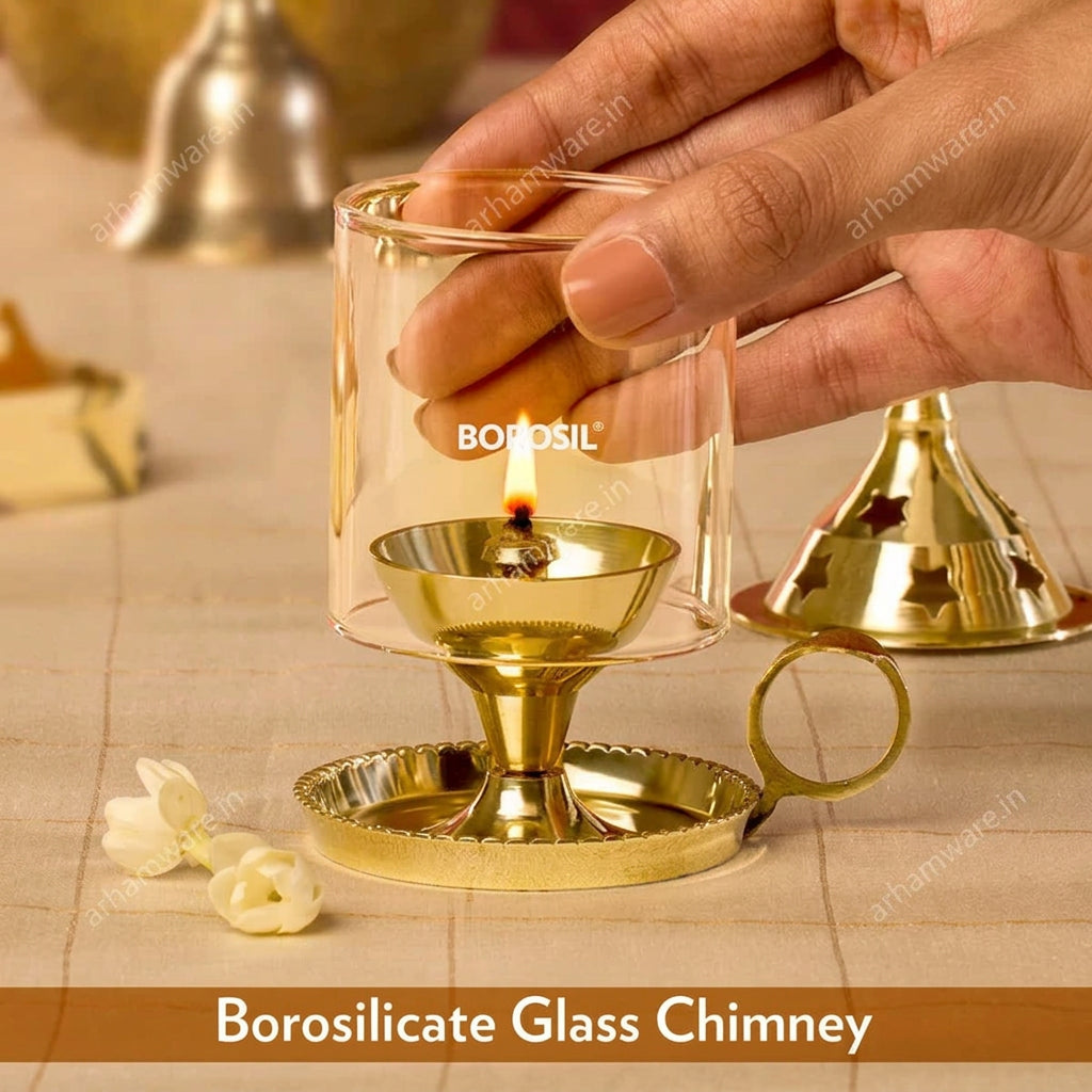 Borosil Mangal Akhand Brass Diya